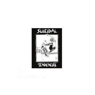 Dogtown Skateboards Sticker Suicidal tendencies Pool Skater 80s Black