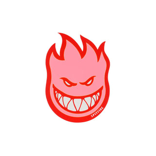 Spitfire Skateboard Wheels Sticker Fireball Fill Pink/Red 4.5" x 6"