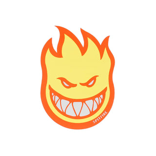Spitfire Skateboard Wheels Sticker Fireball Fill Mango/Orange 4.5" x 6"