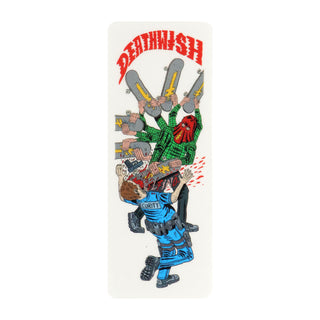 Deathwish Skateboard Sticker Delfino Nightmare City 5.5" x 2"