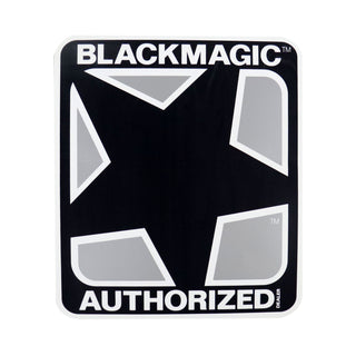 Black Magic Sticker Star Black 6.75" x 7.5"