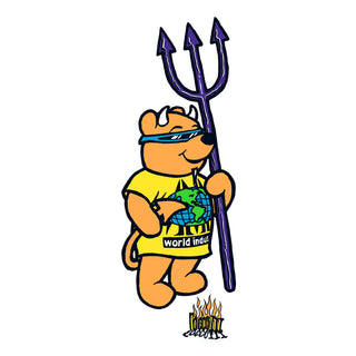 World Industries Skateboards Sticker Rocco III 2" x 5"