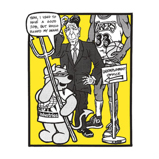 World Industries Skateboards Sticker Ruined Image 2.75" x 3.5"