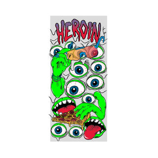 Heroin Skateboards Sticker Dalton Dern Mutate or Die 2.75" x 5.5"