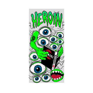 Heroin Skateboards Sticker Nolan Mutate or Die 2.75" x 5.5"