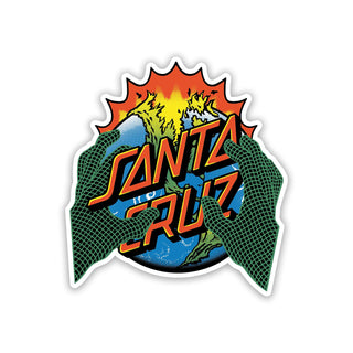 Santa Cruz Skateboards Sticker Kendall End Of The Dot Vinyl 3.5"