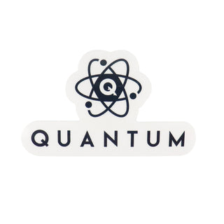 Quantum Bearings Sticker Brand Name Atom 3" x 1.75"