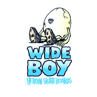 Heroin Skateboard Sticker Wide Boy 3.5" x 6"