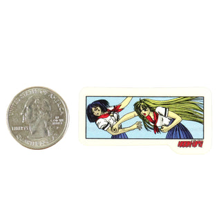 Hook Ups Skateboards Sticker - Mini Size - Fight 2" x 1"