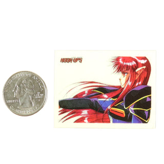 Hook Ups Skateboards Sticker - Mini Size - Samuria Elf 2.125" x 1.625"