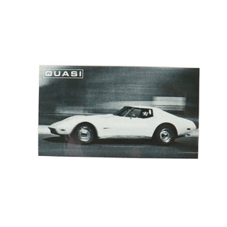 Quasi Skateboards Sticker Ride Grey 4" x 2.5"