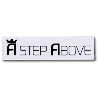 RAD A Step Above Sticker 4"