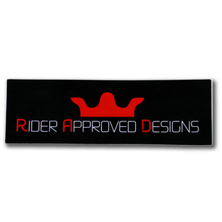 RAD Rider Approved Designs Sticker 4"