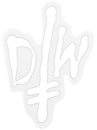 Deathwish Sticker Gang Logo 6" White