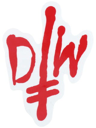 Deathwish Sticker Gang Logo 6" Red