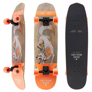 Sector 9 Longboards Cruiser Ditch Witch Coyote Double Kick 9" x 33"