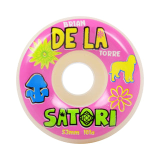 Satori Skateboard Wheels 53mm De La V2 Conical 101A