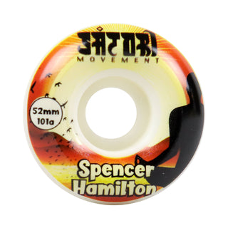 Satori Skateboard Wheels 52mm Spencer Hamilton Meditate 101A