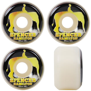 Satori Skateboard Wheels 52mm Spencer Hamilton Gold Elephant Conical 101A