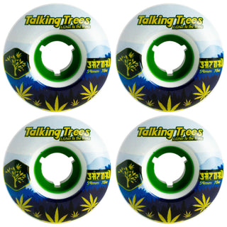 Satori Movement Skateboard Wheels 54mm Talking Trees Canna Cruiser (Made with Hemp Oil) 78a