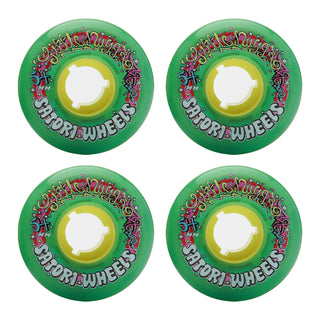 Satori Movement Skateboard Wheels 54mm Lil Nugz Cruisers 78a Green