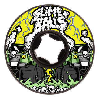 Slime Balls Skateboard Wheels 58mm Accelerator Vomit Mini 99A Black