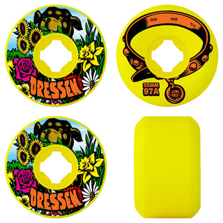 Slime Balls Skateboard Wheels 55mm Eric Dressen Pup Vomit Mini Hardline 97A Green