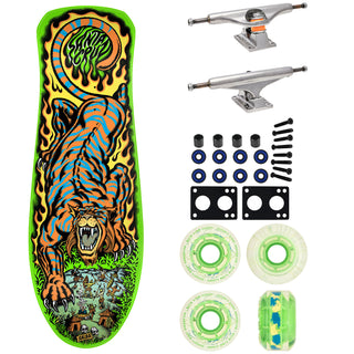 Santa Cruz Premium Skateboard Old School Salba Tiger Re-Issue with Indy Trucks