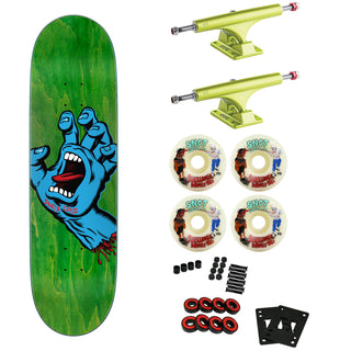 Santa Cruz Skateboard Complete Screaming Hand 8.8" Ace Trucks Snot Wheels