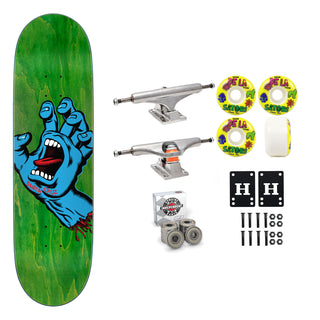 Santa Cruz Skateboard Green 8.8" Independent Satori Premium Kit