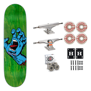 Santa Cruz Skateboard Green 8.8" Independent Spitfire Premium Kit