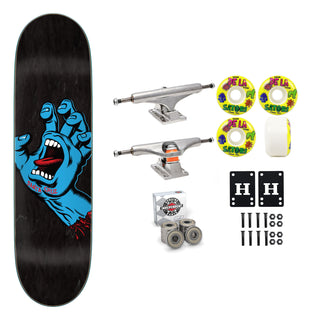 Santa Cruz Skateboard Black 8.6" Independent Satori Premium Kit