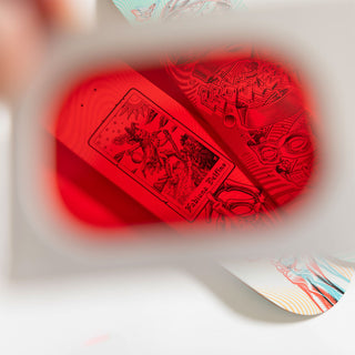 Santa Cruz Skateboard Deck Delfino Tarot Anaglyph 8.25" x 31.6"