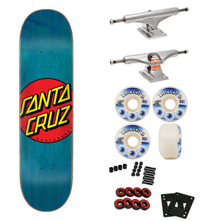 Santa Cruz Skateboard Complete Classic Dot 8.5" Independent Triclops Upgrade