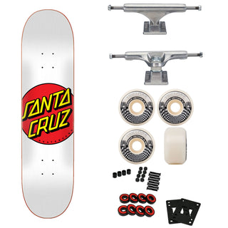 Santa Cruz Skateboard Complete Classic Dot 8.0" Independent Triclops Upgrade