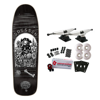 Santa Cruz Skateboard Complete Dressen Pup UV Reactive Ink 9.30" x 32.36"