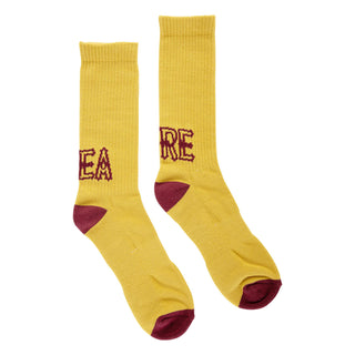 Creature Skateboard Socks Drop Out Crew Gold