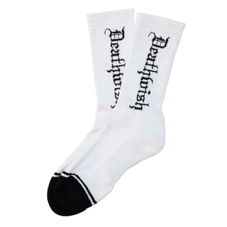Deathwish Skateboards Socks Sock Of Death White