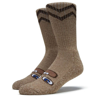 Toy Machine Skateboard Socks Betard Fooser Brown Adult Crew