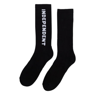 Independent Trucks Socks Baseline Mid Crew Black 1 Pair