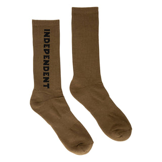 Independent Trucks Socks Baseline Mid Crew Dark Chocolate