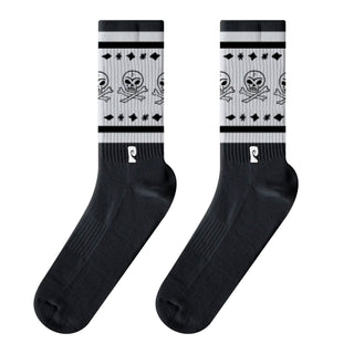 Psockadelic Skateboard Socks Crossbone