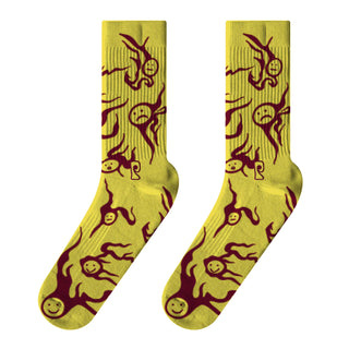 Psockadelic Skateboard Socks Heavy Feelings