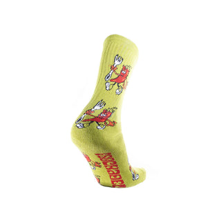 Psockadelic Skateboard Socks Hot Hell