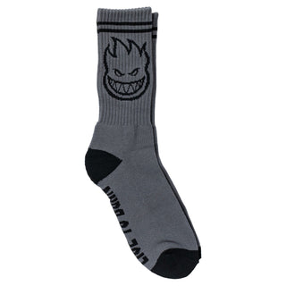 Spitfire Wheels Socks Bighead Charcoal/Black Grey