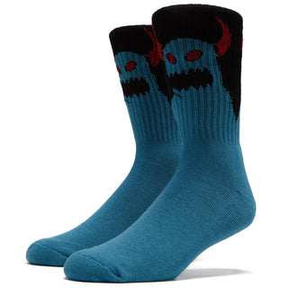 Toy Machine Skateboard Socks Sketchy Monster Slate OS Adult Crew