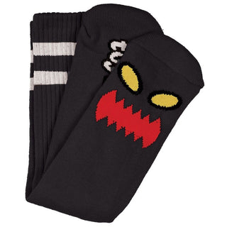 Toy Machine Socks Monster Face Black Crew