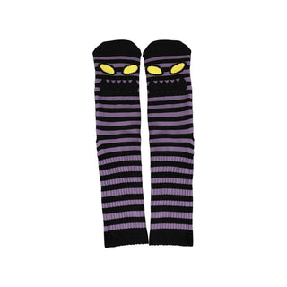 Toy Machine Skateboard Socks Monster Face Mini Purple