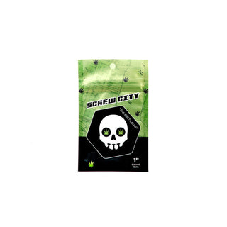 Screw City Skateboard Mounting Hardware 1" - Sweet Leaf Green
