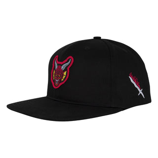 Santa Cruz x Stranger Things Hat Hellfire Club Snapback Black